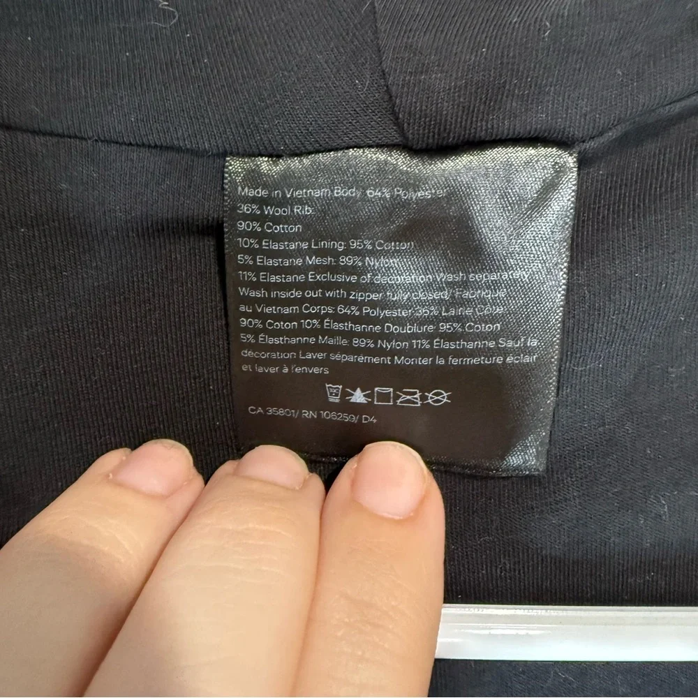 Lululemon black sherpa scuba size‎ M/L